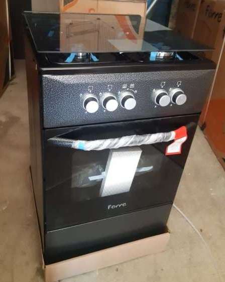 New 4 Burner Gas Stove, Gas Oven and Gas Grill Hammered Silver 50*50