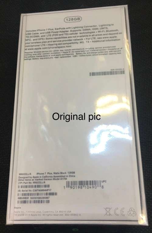 IPHONE 7 PLUS !!! MATTE BLACK !!! 128GB BRAND NEW ( boxed sealed )