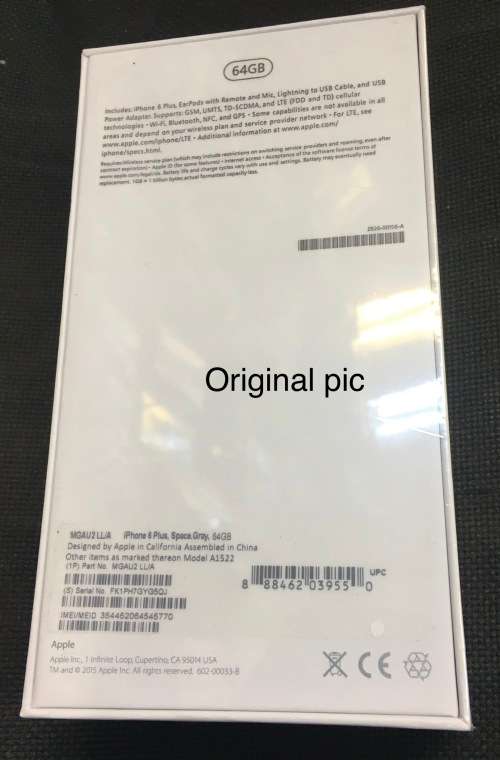 IPHONE 6 PLUS 64GB!!! SPACE GRAY!!! BRAND NEW ( SEALED BOX )