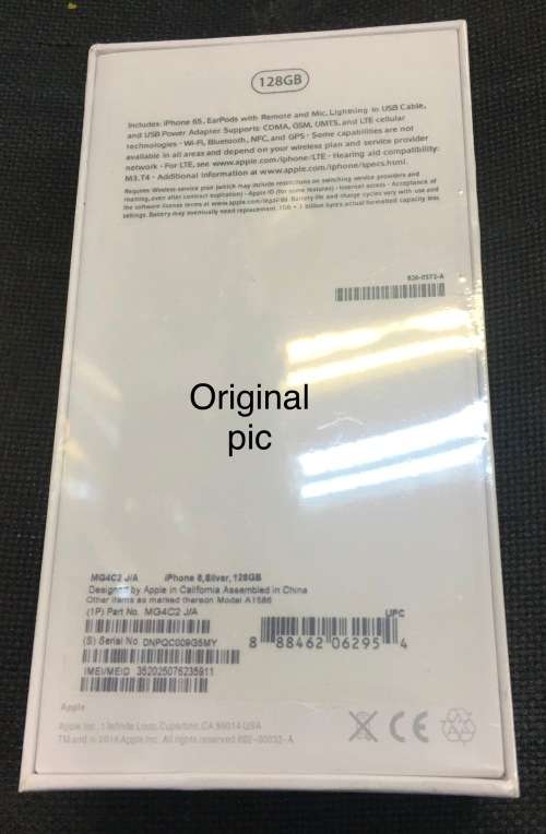 IPHONE 6 128GB!!! Silver !!! BRAND NEW ( SEALED BOX )