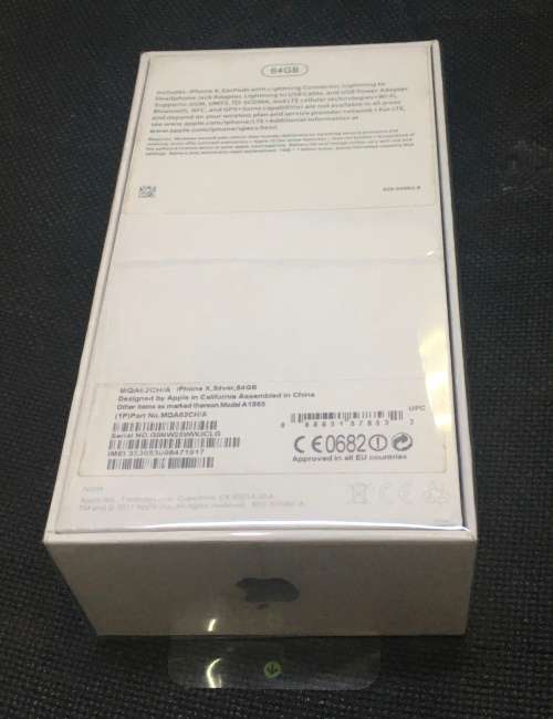IPHONE X !!! 64GB!!! NEW ( SEALED BOX )
