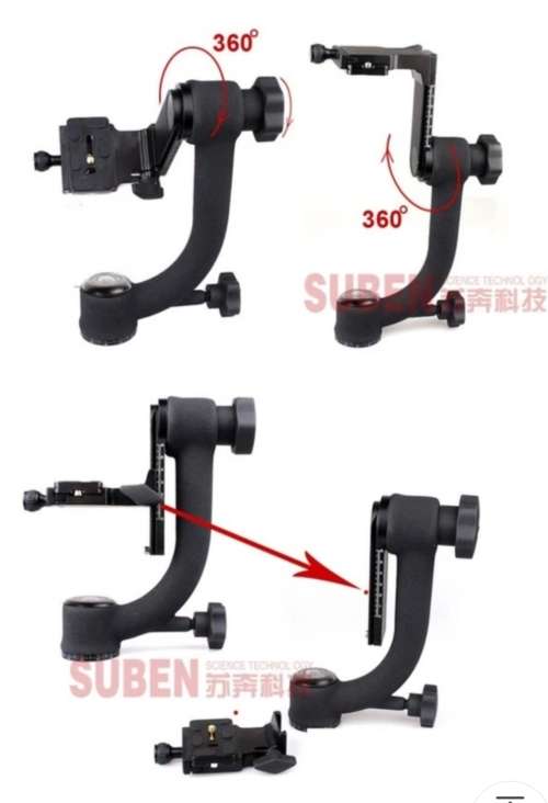 T525 PROFESSIONAL GIMBAL TRIPOD HEAD
