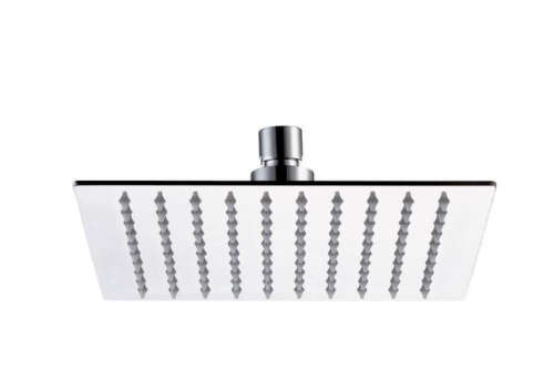 Square Shower Head, Round Shower Arm & Shower Mixer Set