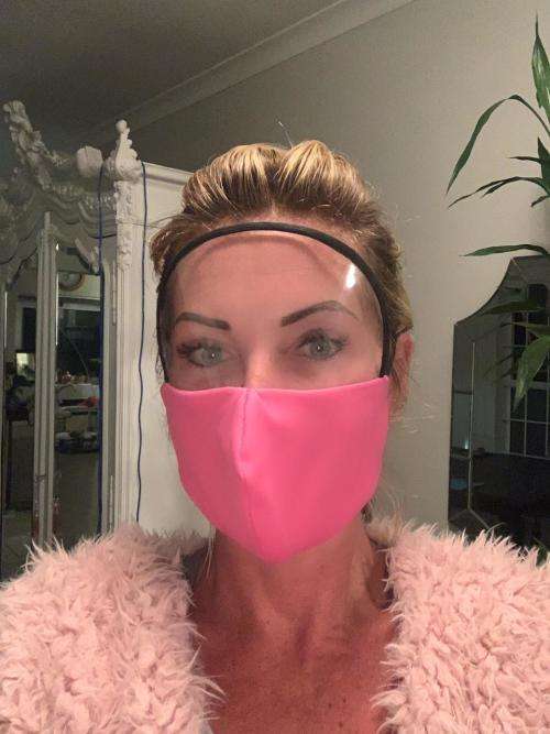 Ladies Face Mask with Visor