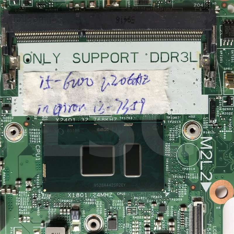 DELL Inspiron 13 7359 Laptop Motherboard With i5-6200u CPU