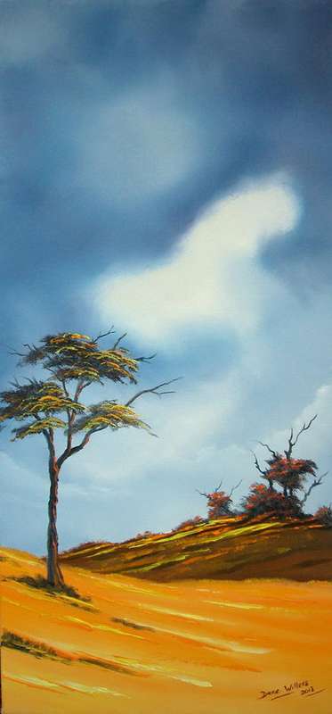 STORMCLOUDS: Dane Willers Original Oil.