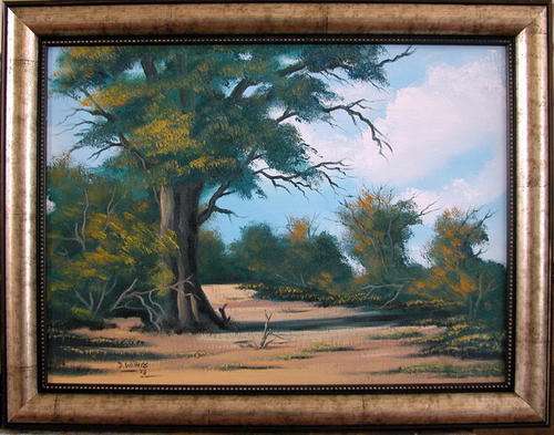 DANE WILLERS Original Oil: Forest Path