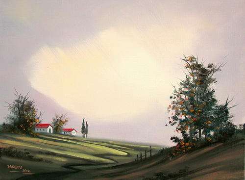 DANE WILLERS Original Oil: Serenity. Gallery Price: R4600.00