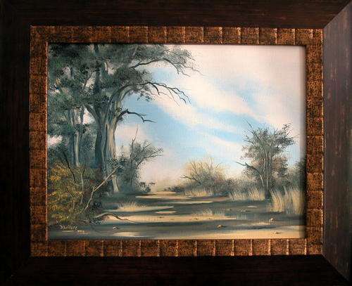 DANE WILLERS Original Oil: Bush Road.