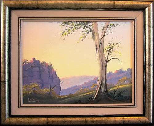 DANE WILLERS Original Oil: Dawn Glow. Framed. Gallery Price: R6500.00