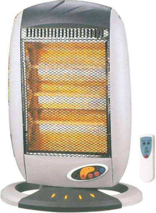 3 BAR HALOGEN HEATER WITH REMOTE