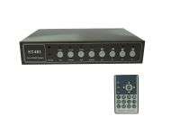 8 channel cctv color quad system with remote