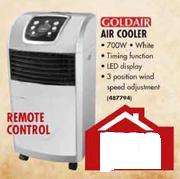 Gold Air Cooler With Remote and ionizer