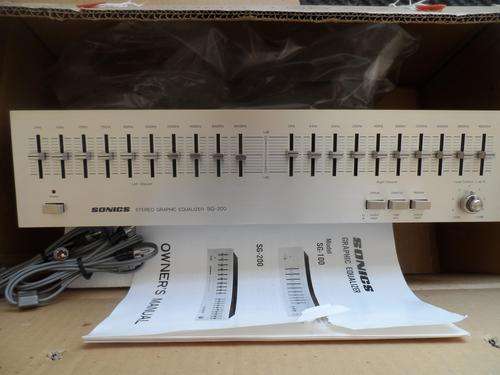 SONICS JAPAN GRAPHIC EQUALIZER (SG-200)