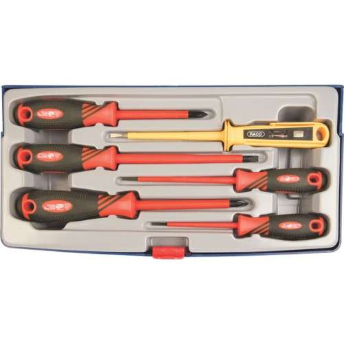Raco electronics insulated screwdriver set with tester 1000v super quality not chinese