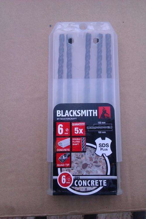 5 x 6mm blacksmith sds drill bits