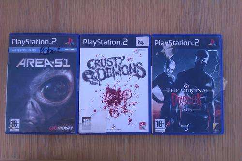 job lot ps2 games 1 bid for 3 games
