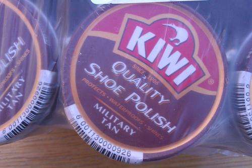 KIWI SHOE POLISH MILITARY TAN 100 PCS