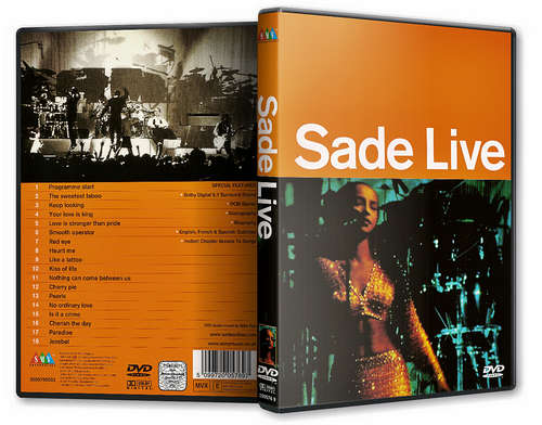 Sade live original dvd