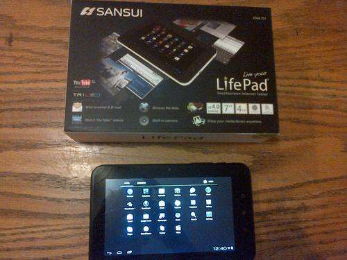 Sansui 7' Andriod Tablet 'Life Pad' With TriLED Screen and Wifi