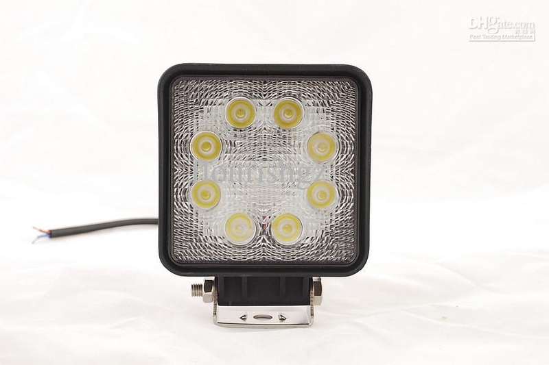 24W High Power 12V/24V SQUARE LED WORK LIGHT CAMPING SUV LAMP(last 2  8 LED X 3W LED FLOOD/SPOT BEAM