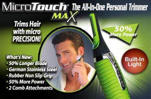 BRAND NEW Micro Touch Max The All-in-One Personal Trimmer