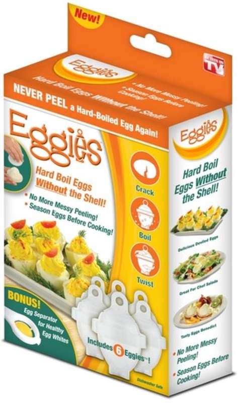 Eggies - Cook Hard Boiled Eggs Without The Shell