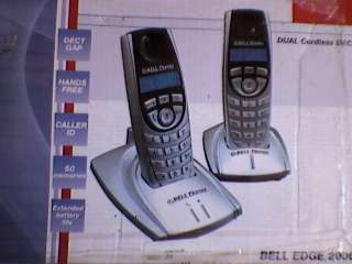 BELL DECT CORDLESS PHONE ANSWERING MACHINE DUAL