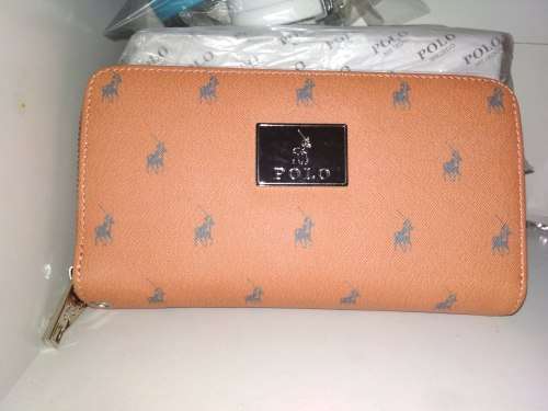 Polo Classic Tan Ladies wallet BUY 2 AND GET FREE CC EARRINGS