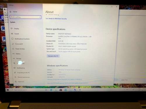 HP ENVY Touchsmart 15 4th Gen Core i7, 512 SSD Hard Drive, 8GB Ram, GeForce 840M GPU