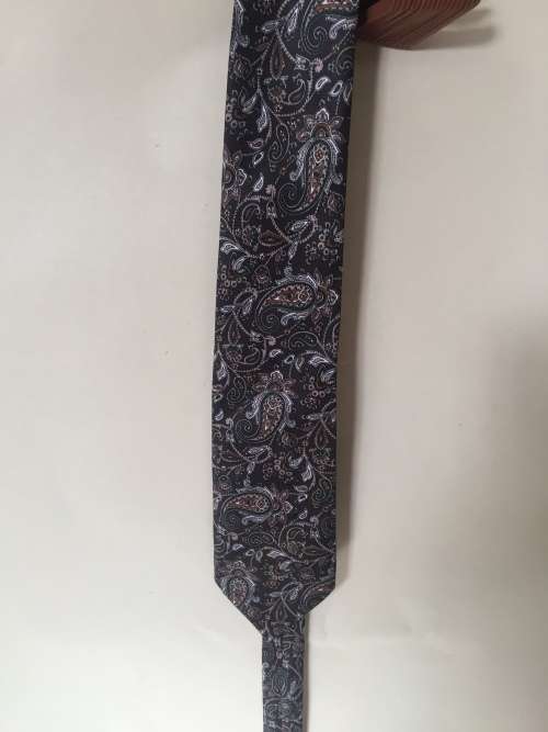 PARKSDIA Paisley print pure silk tie