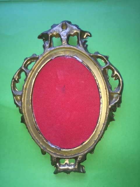 Vintage Italian print pictures in poliresin frame 220mm x 150mm