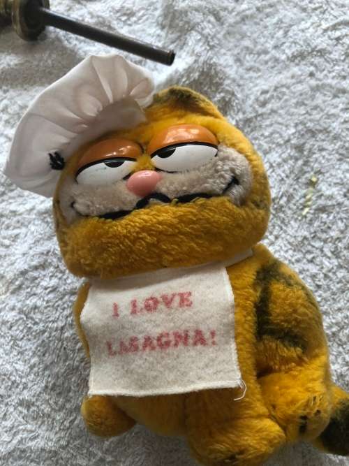 Garfield plush toy(I love lasagne)