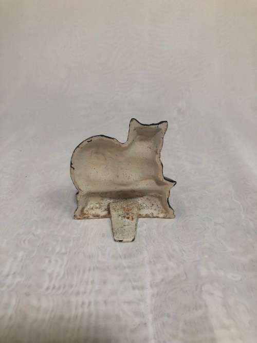 Small Cast Iron Cat Door Stop