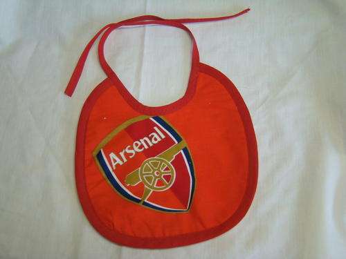 Arsenal soccer baby bib
