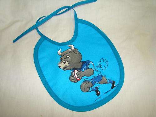 'Bulls' rugby baby bib