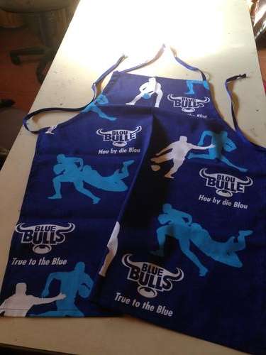 "Blue Bulls" rugby braai apron