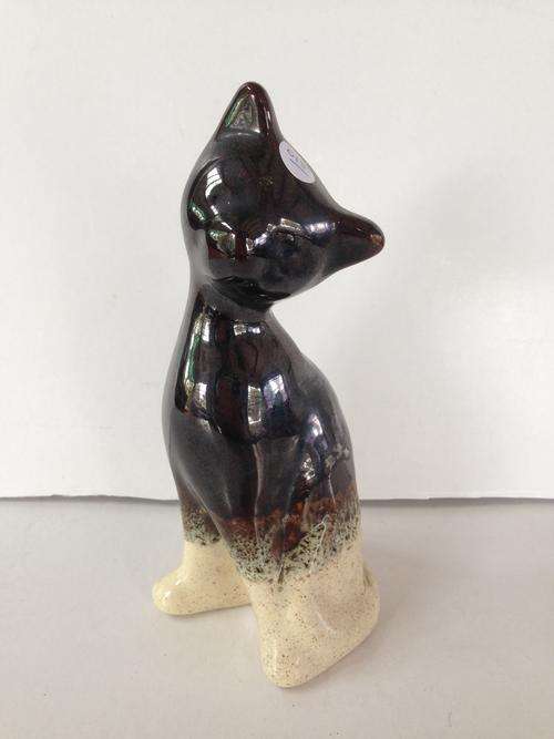 Stoneware cat  ornament