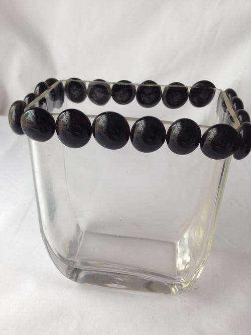 Lovely Glass vase with black detail
