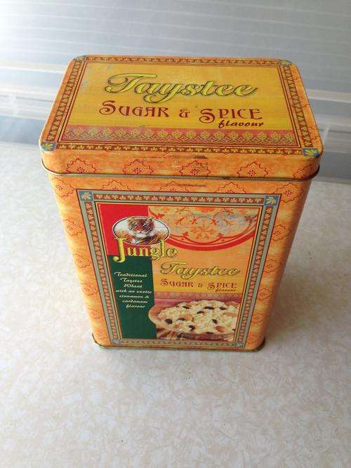 Jungle taystee wheat tin