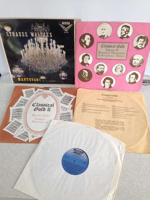 5 mixed international records /lp's