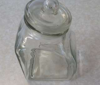 Small glass container for sweets etc