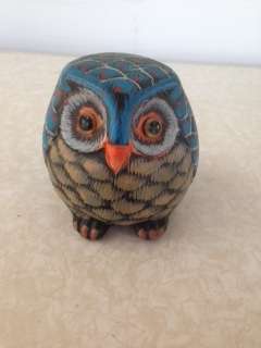 Ceramic owl moneybox  ornament