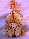 Bali Wooden cat letter holder