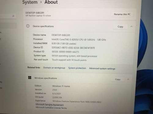 HP PAVILLION LAPTOP