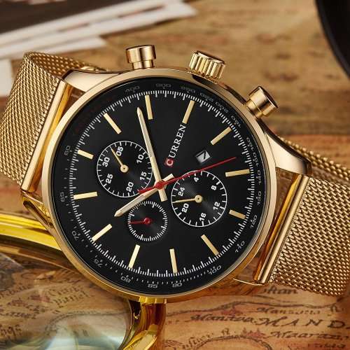 Curren Men's Watch - With Tags, Warrante Card