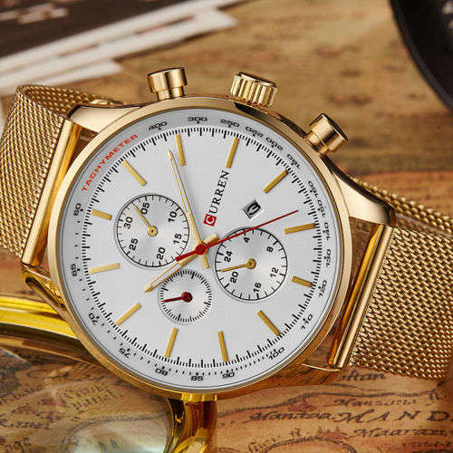 Curren Men's Watch - With Tags, Warrante Card