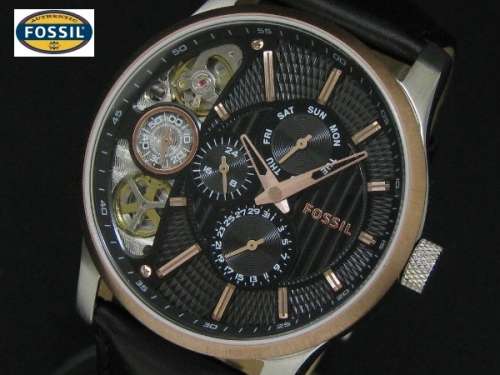 Authentic Fossil Automatic Mechanical Watch - With Tags & Manual