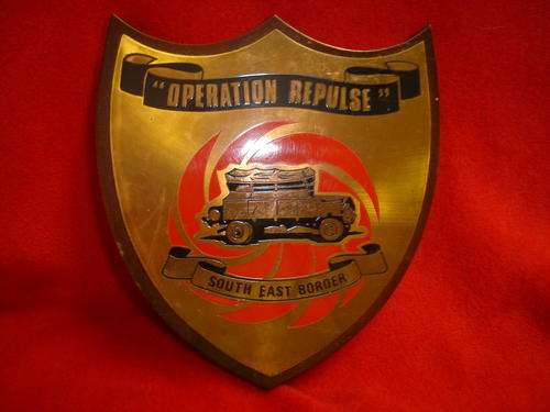 RHODESIA: PLAQUE OPERATION REPULSE