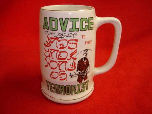 Rhodesia : Advise to terrorists Beer Mug